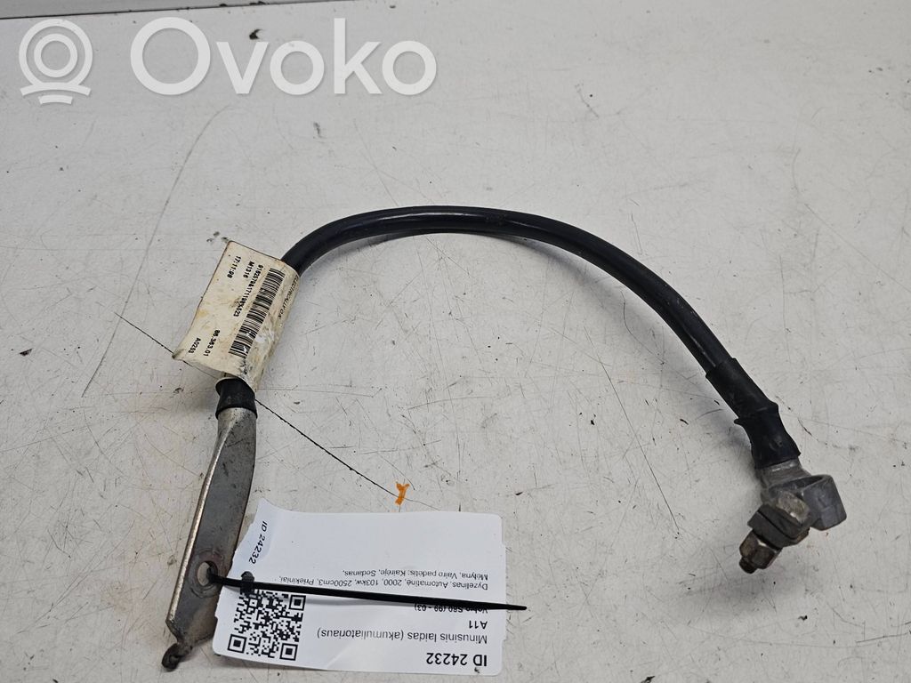 Volvo S80 Maakaapeli, akku 
