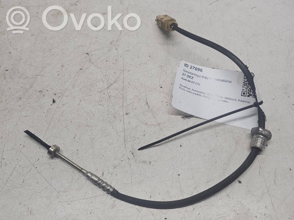 Audi A6 C7 Czujnik temperatury spalin 