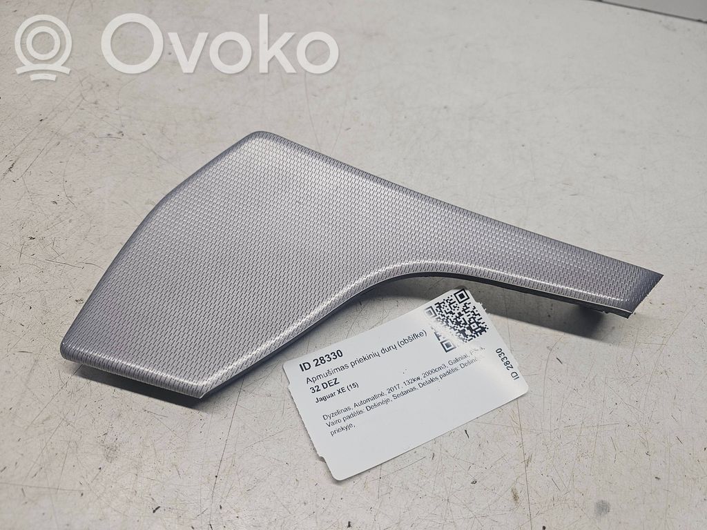Jaguar XE Front door card panel trim 