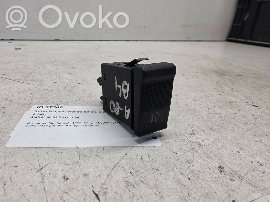 Audi 80 90 S2 B4 Windscreen/window heater switch 