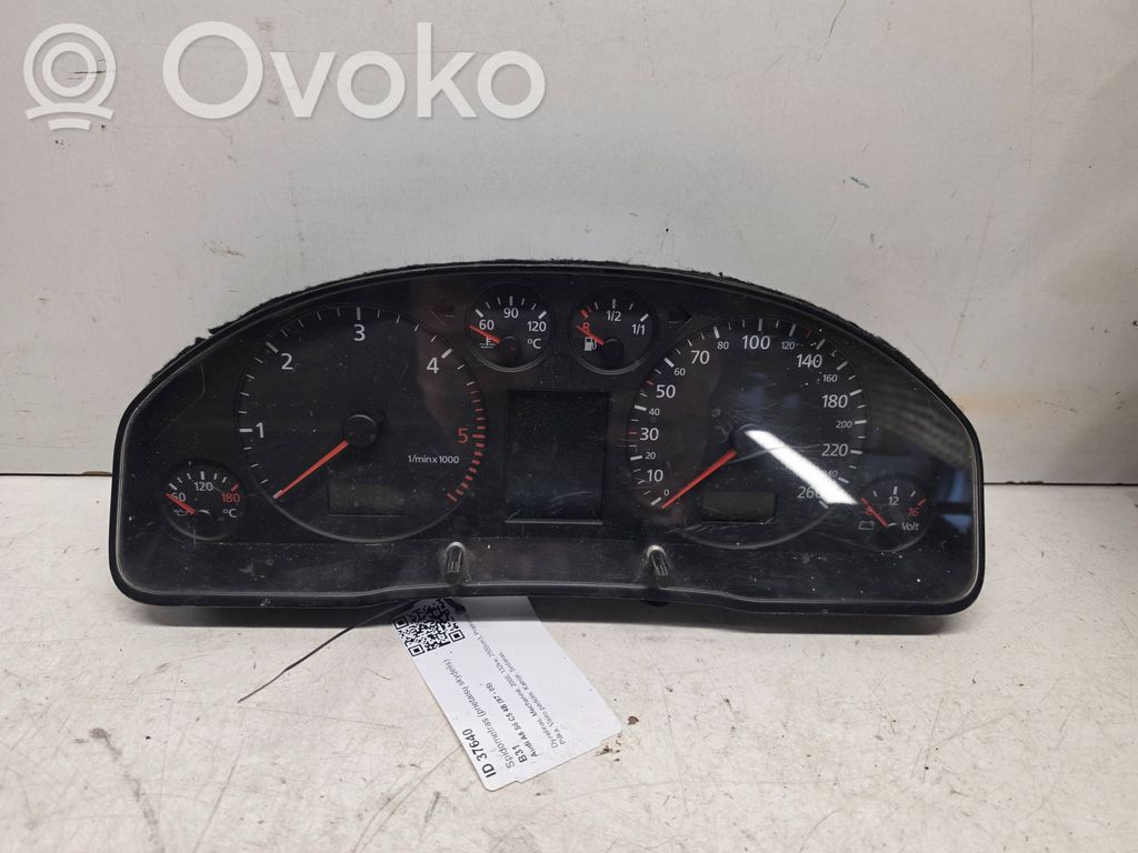 Audi A6 S6 C5 4B Velocímetro (tablero de instrumentos) 
