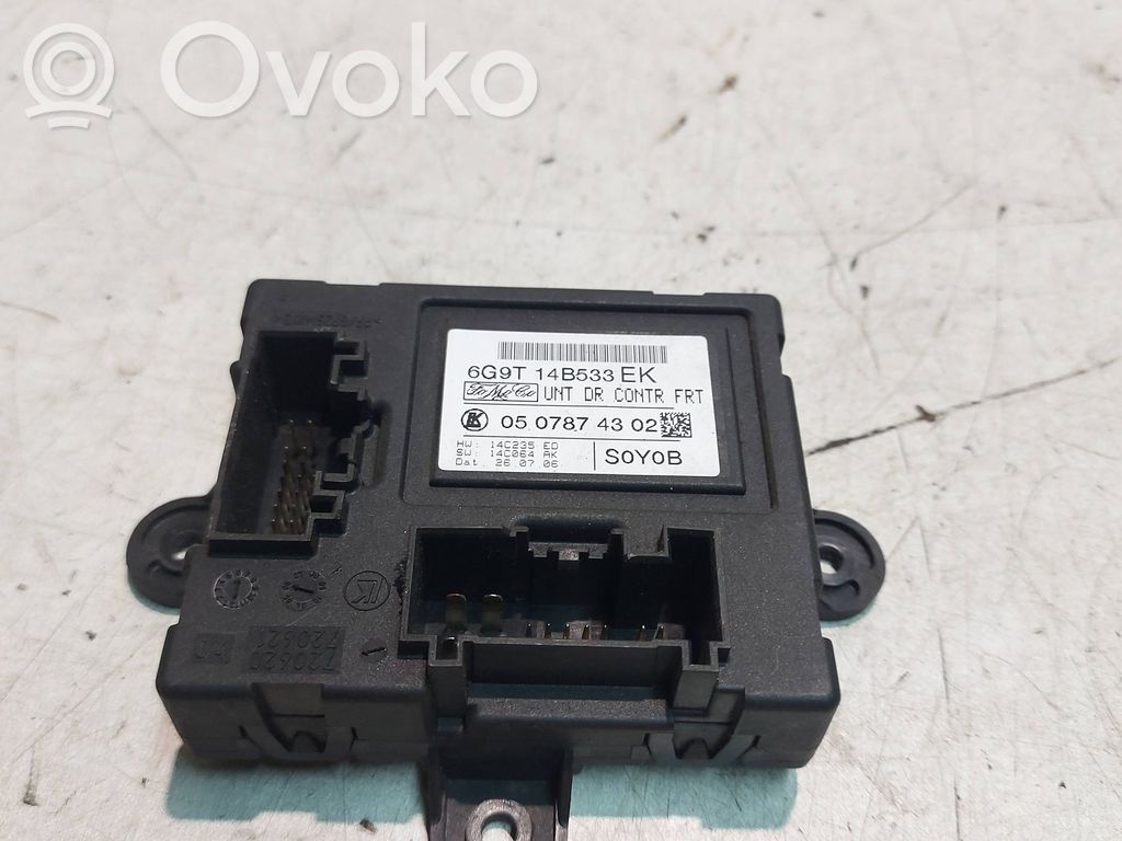 Unidad de control/módulo de la puerta   6G9T14B533EK,0507874302