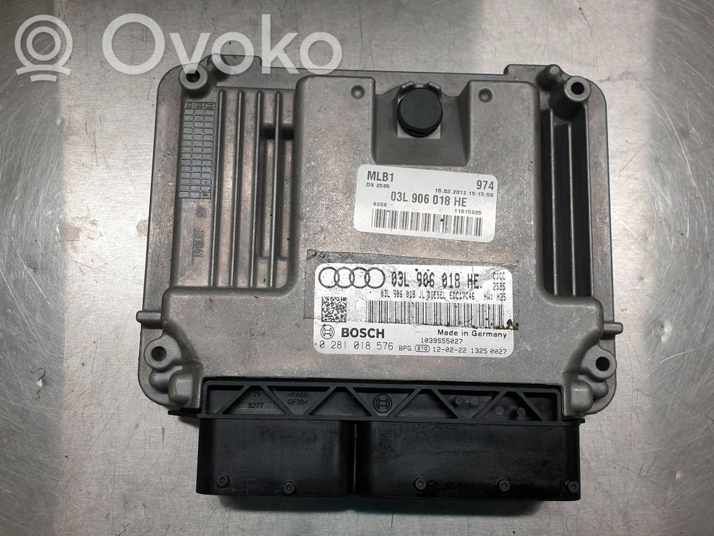 Audi A4 S4 B8 8K Engine control unit/module 