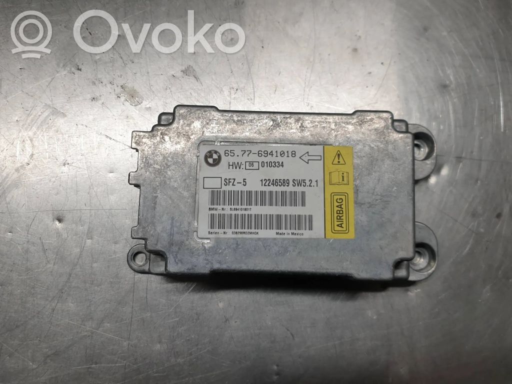 Airbag control unit/module   65776941018,6941018,12246589,010334