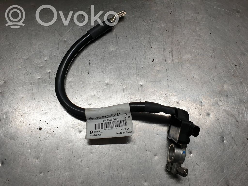 Audi A6 S6 C7 4G Negative earth cable (battery) 