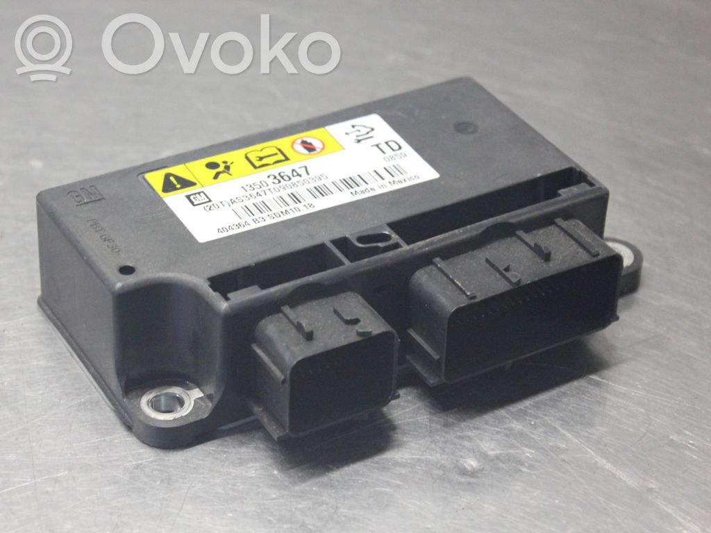 Opel Insignia A Unitate/modul de comandă airbaguri 