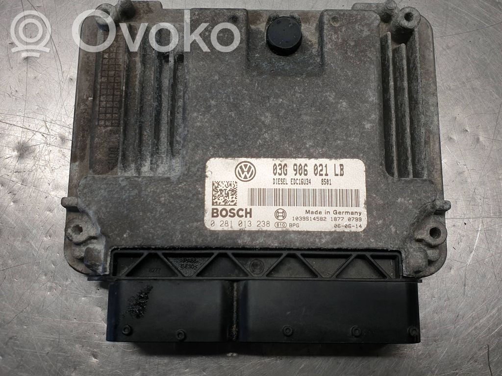 Skoda Octavia Mk2 (1Z) Engine control unit/module 