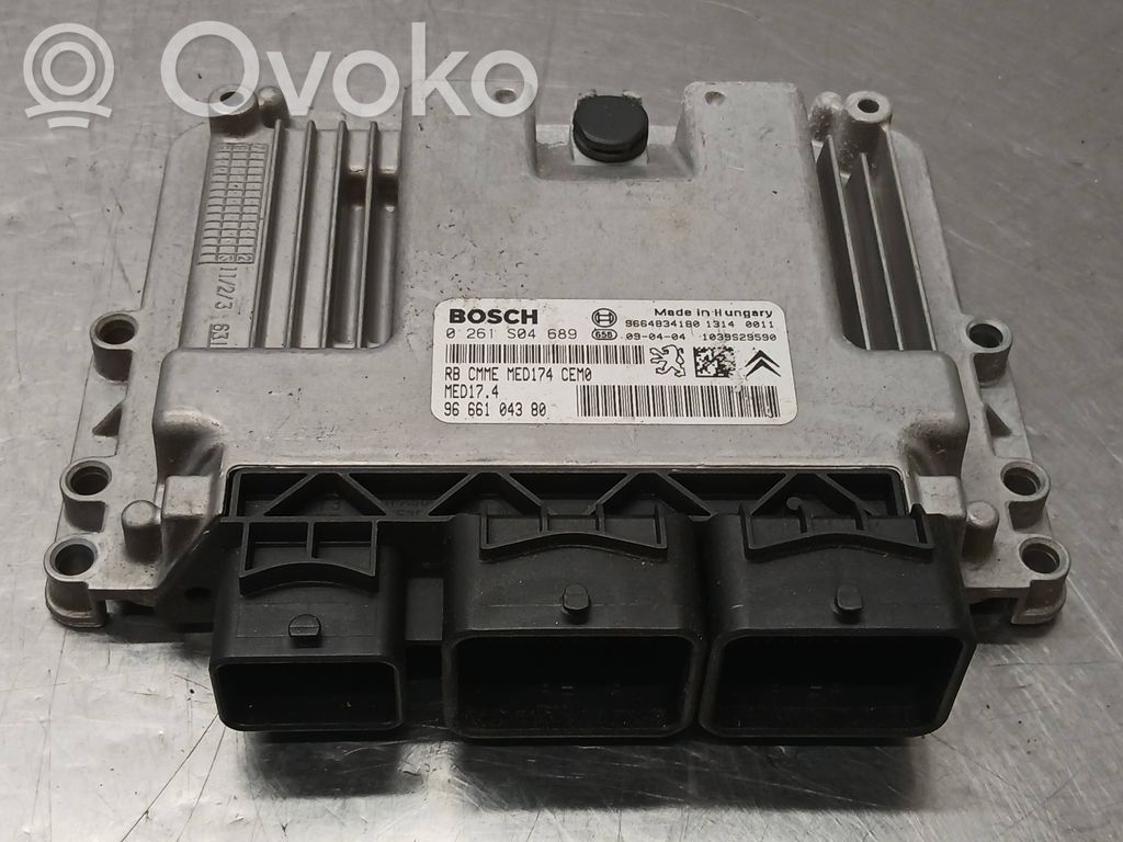 Engine control unit/module   9666104380,9664834180,0261S04689
