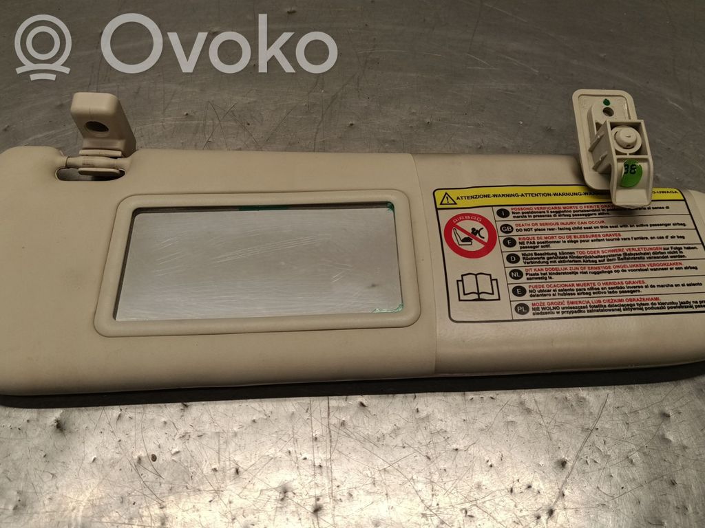 Fiat 500 Sun visor 