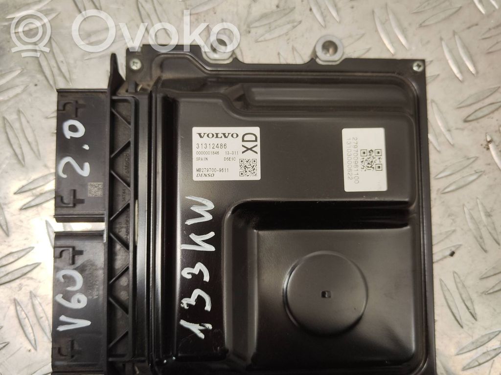 Engine control unit/module   31312486,0000001846,MB2797009611