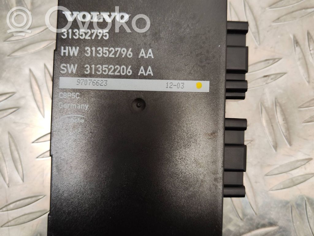 Volvo XC60 Tailgate/trunk control unit/module 