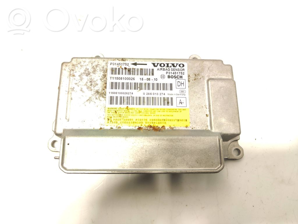 Volvo XC60 Airbag control unit/module 