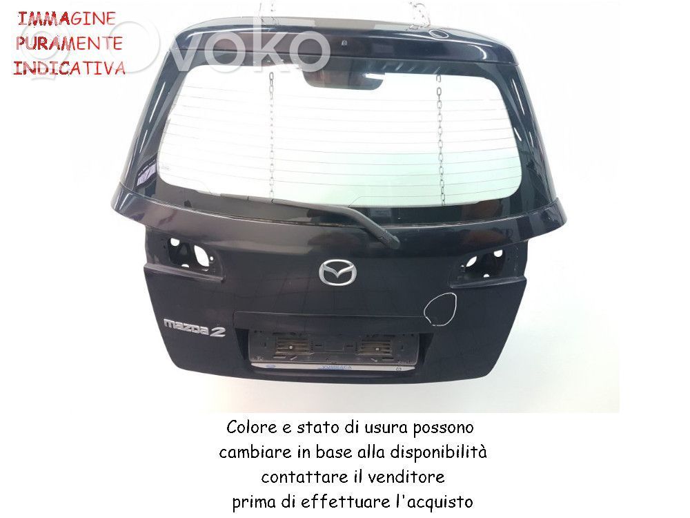 Mazda 2 Tailgate/trunk/boot lid 