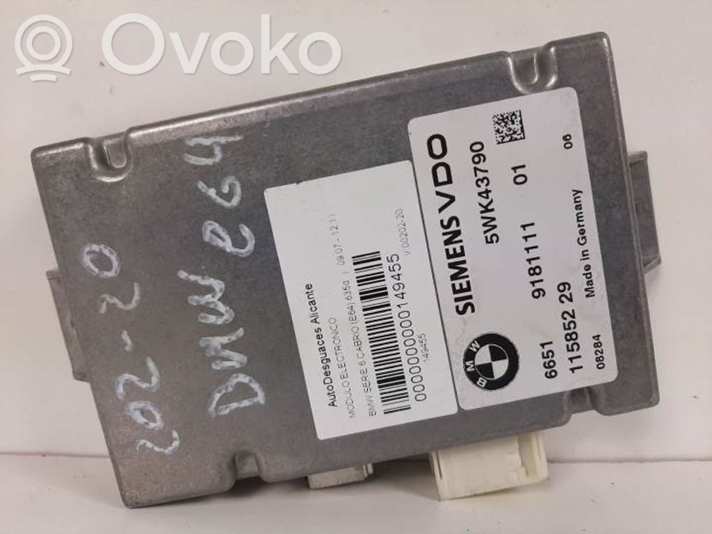 Citroen C4 I Otras unidades de control/módulos 
