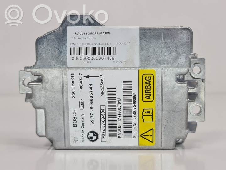 Airbag control unit/module   3191660570J,0285010066
