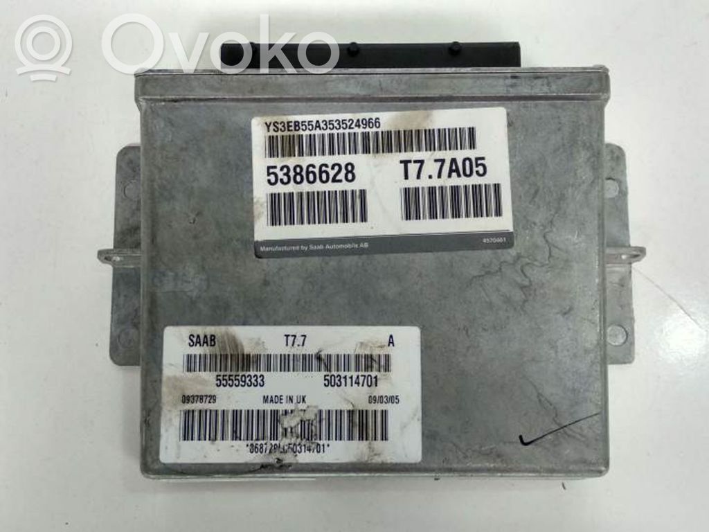 Engine control unit/module   09378729,55559333