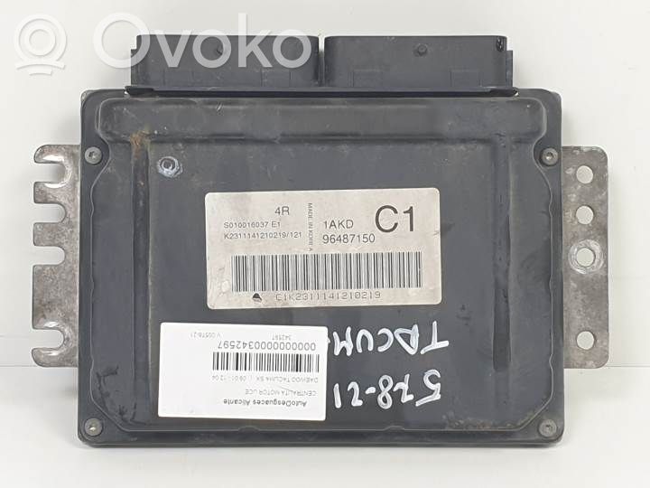 Unidad de control/módulo del motor   96487150,S010016037