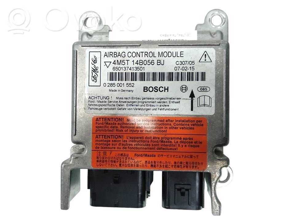 Module de contrôle airbag   0285001552,4M5T14B056BJ