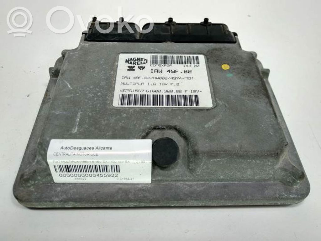 Engine control unit/module   IAW49FB2,46761567