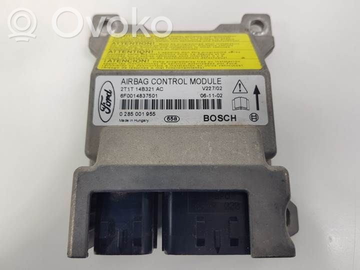 Unidad de control/módulo del Airbag   2T1T14B321AC,0285001955