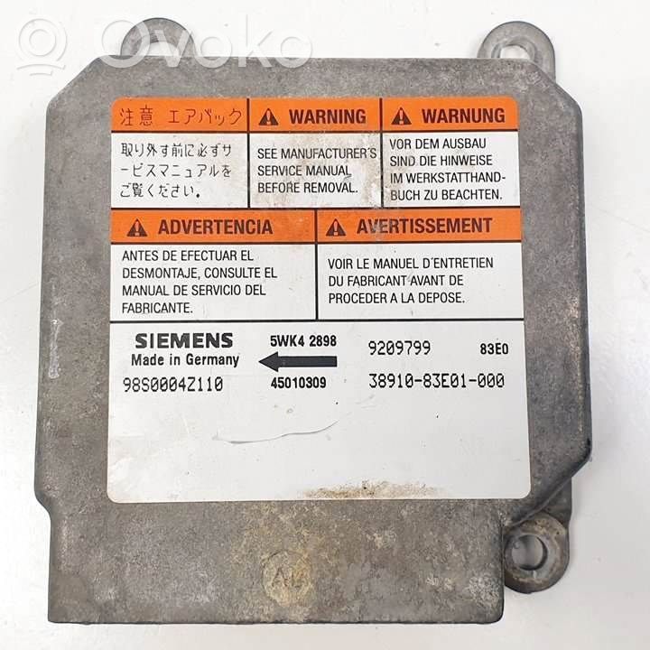 Suzuki Wagon R+ Airbag control unit/module 