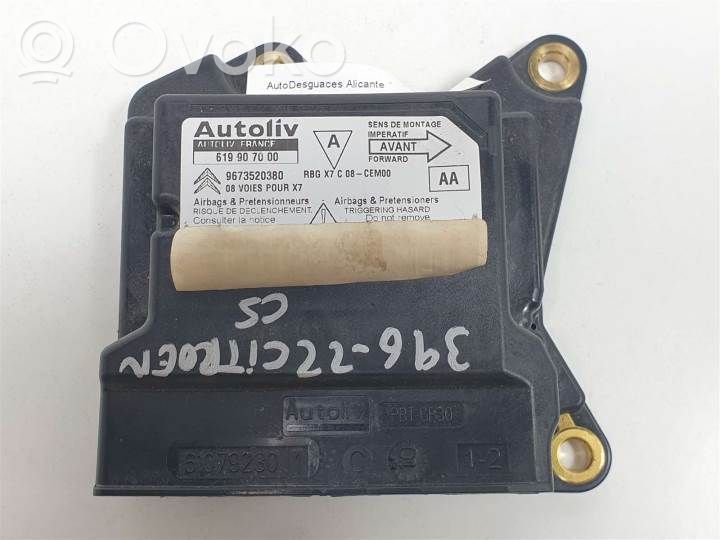Airbag control unit/module   619907000,9673520380