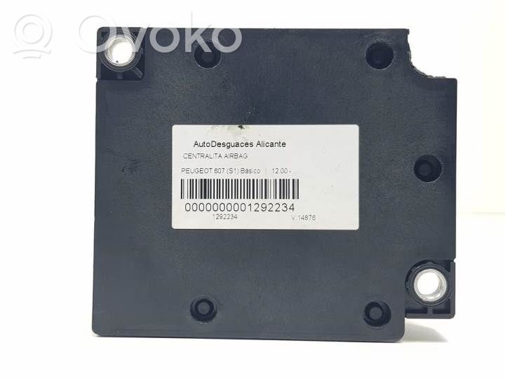 Peugeot 607 Unitate/modul de comandă airbaguri 
