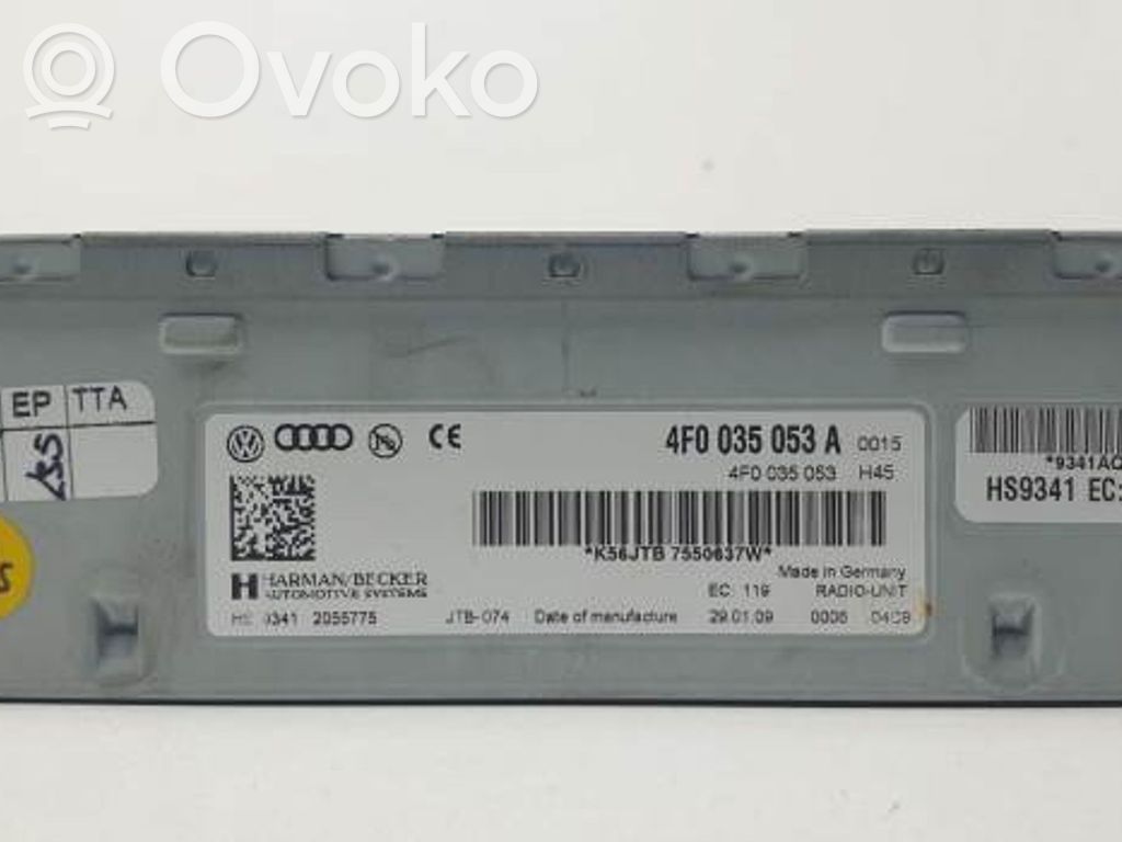 Audi A5 8T 8F Unità principale autoradio/CD/DVD/GPS 