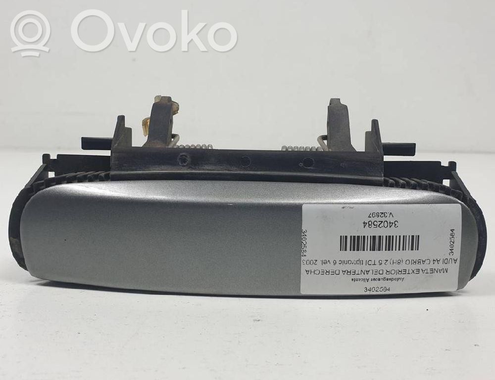 Audi A4 S4 B6 8E 8H Klamka zewnętrzna drzwi przednich 