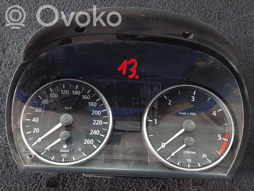 BMW 3 E90 E91 Speedometer (instrument cluster) 