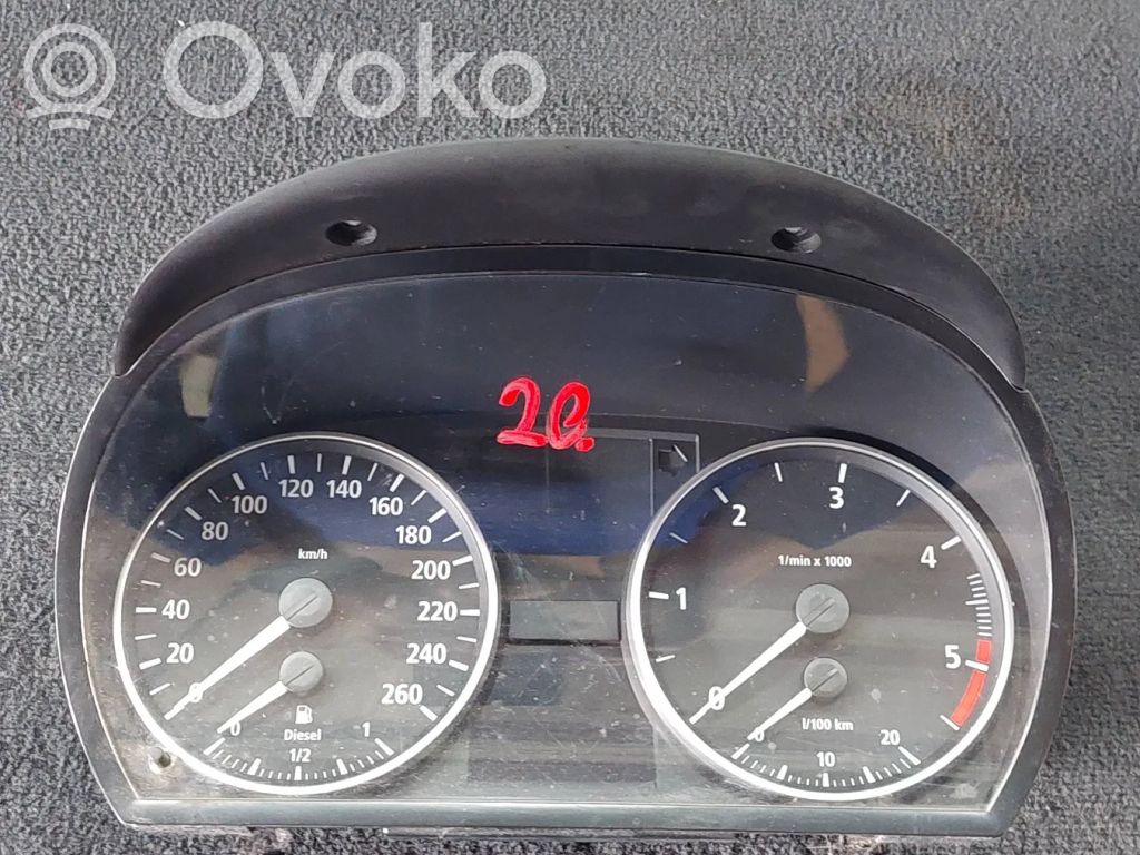 BMW 3 E90 E91 Speedometer (instrument cluster) 