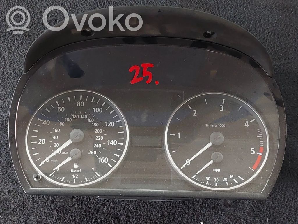 BMW 3 E90 E91 Speedometer (instrument cluster) 
