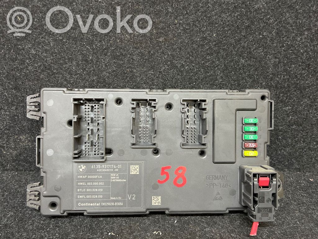 BMW 3 F30 F35 F31 Sterownik / Moduł komfortu 