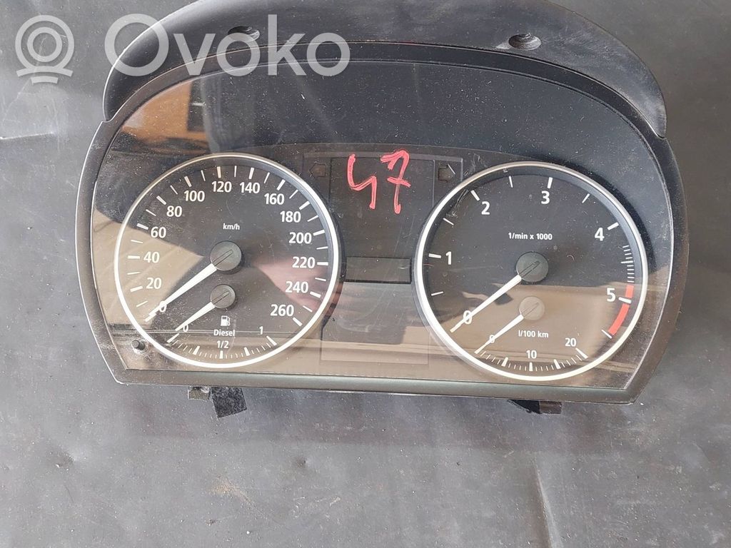 BMW 3 E90 E91 Speedometer (instrument cluster) 