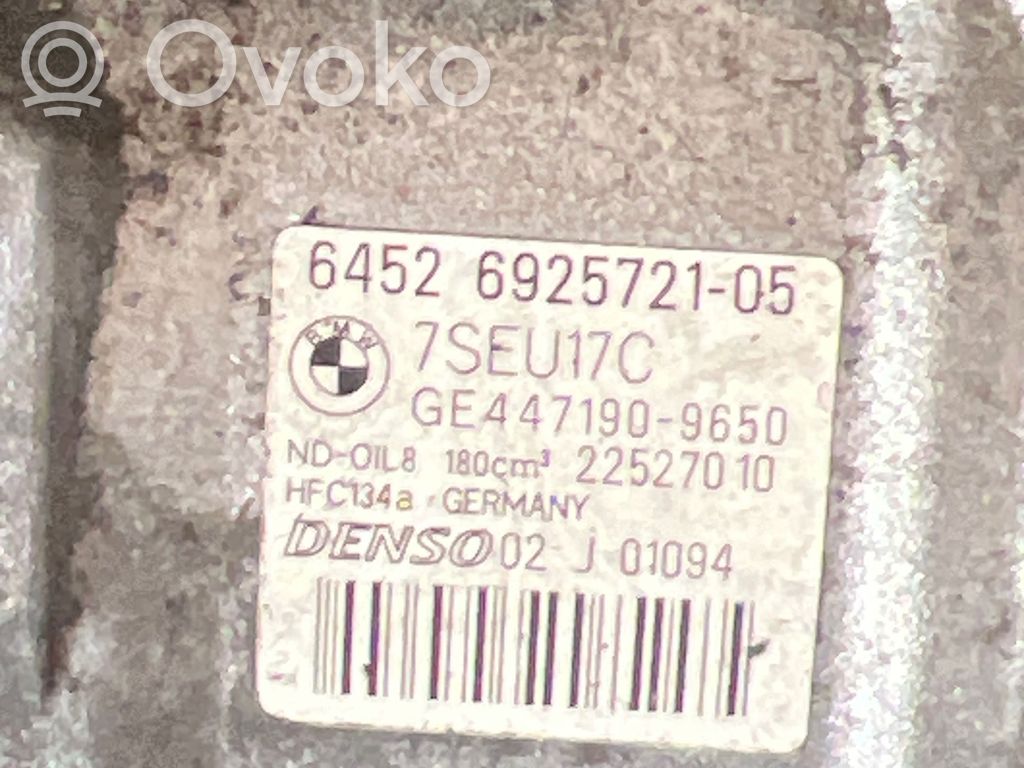 BMW 3 E90 E91 Air conditioning (A/C) compressor (pump) 