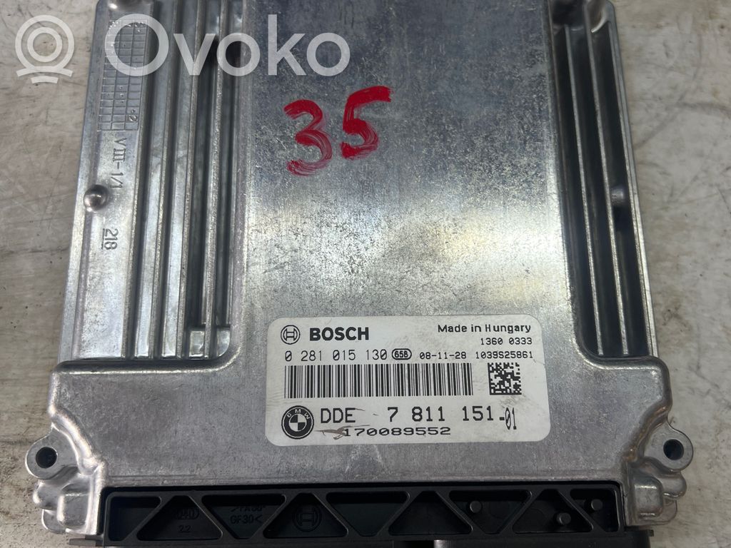 BMW 5 E60 E61 Engine control unit/module 