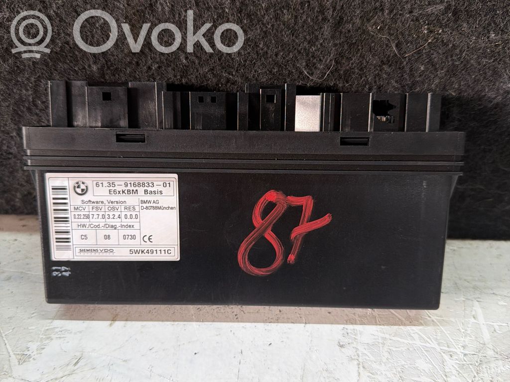 Módulo de confort/conveniencia   9168833,5WK49111C,770324000