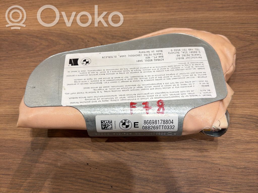 BMW 7 F01 F02 F03 F04 Poduszka powietrzna Airbag fotela 