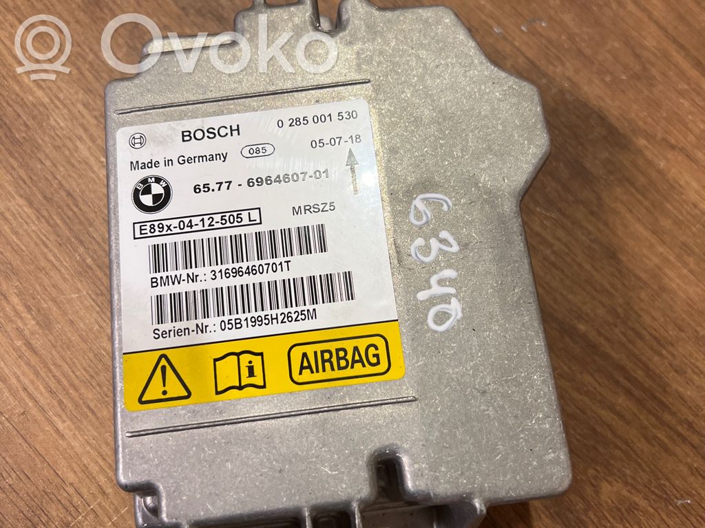 Turvatyynyn ohjainlaite/moduuli   6964607,0285001530,31696460701T