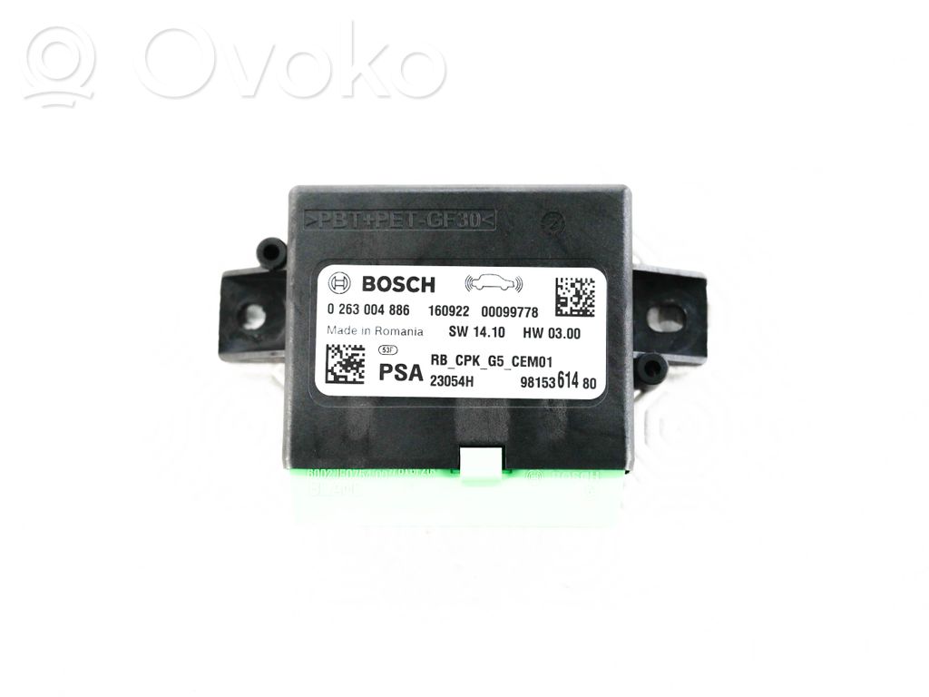 Peugeot 308 Parking PDC control unit/module 