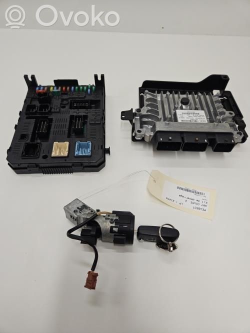 Peugeot 407 Engine ECU kit and lock set 