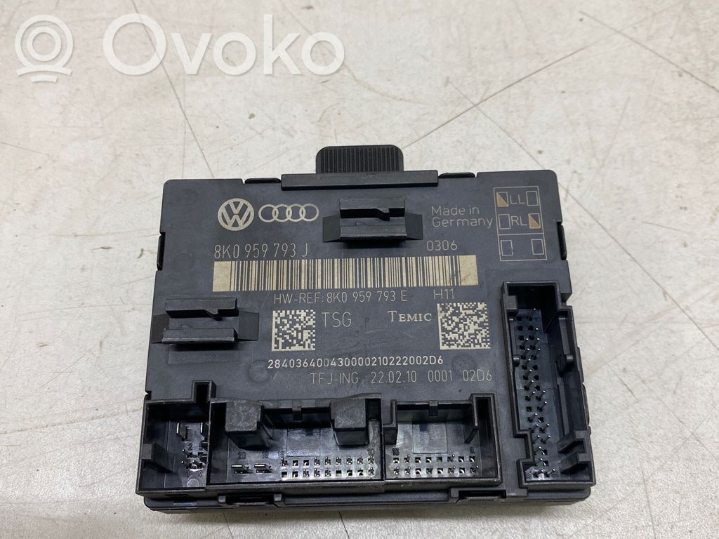 Audi A4 S4 B8 8K Door control unit/module 