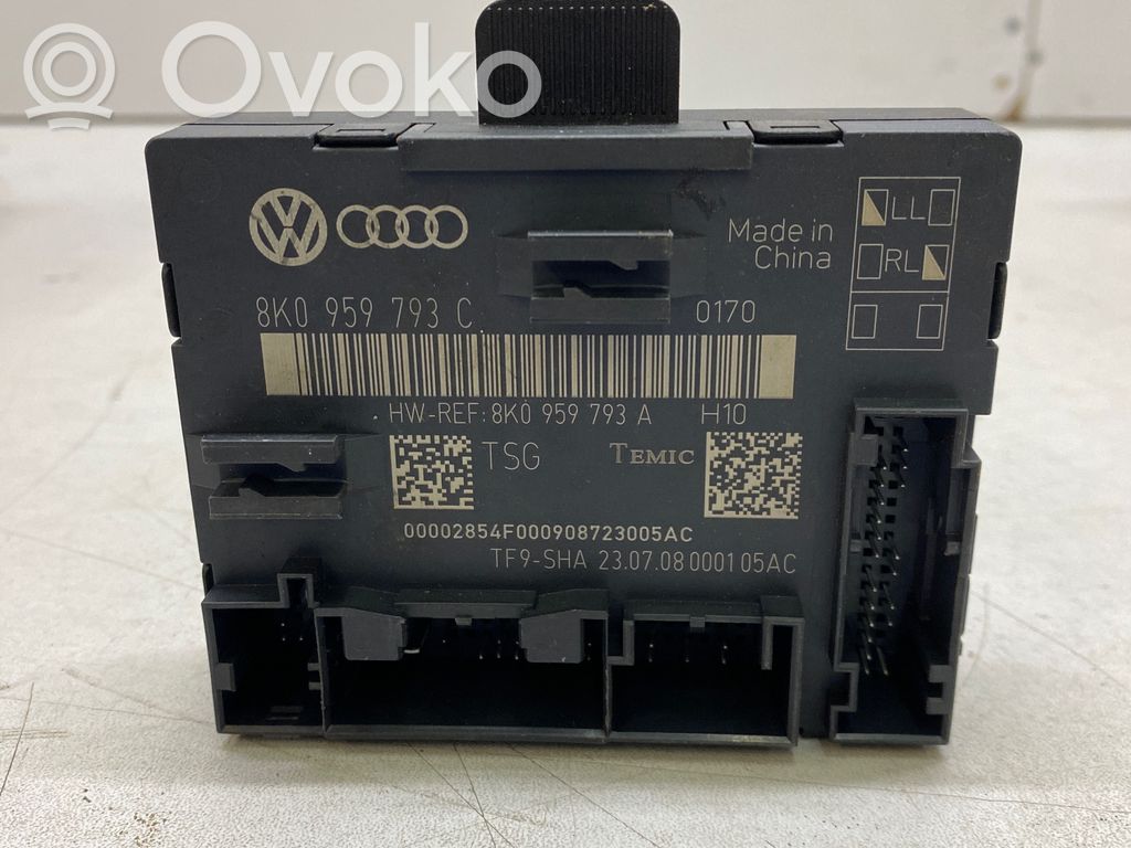 Audi A4 S4 B8 8K Door control unit/module 