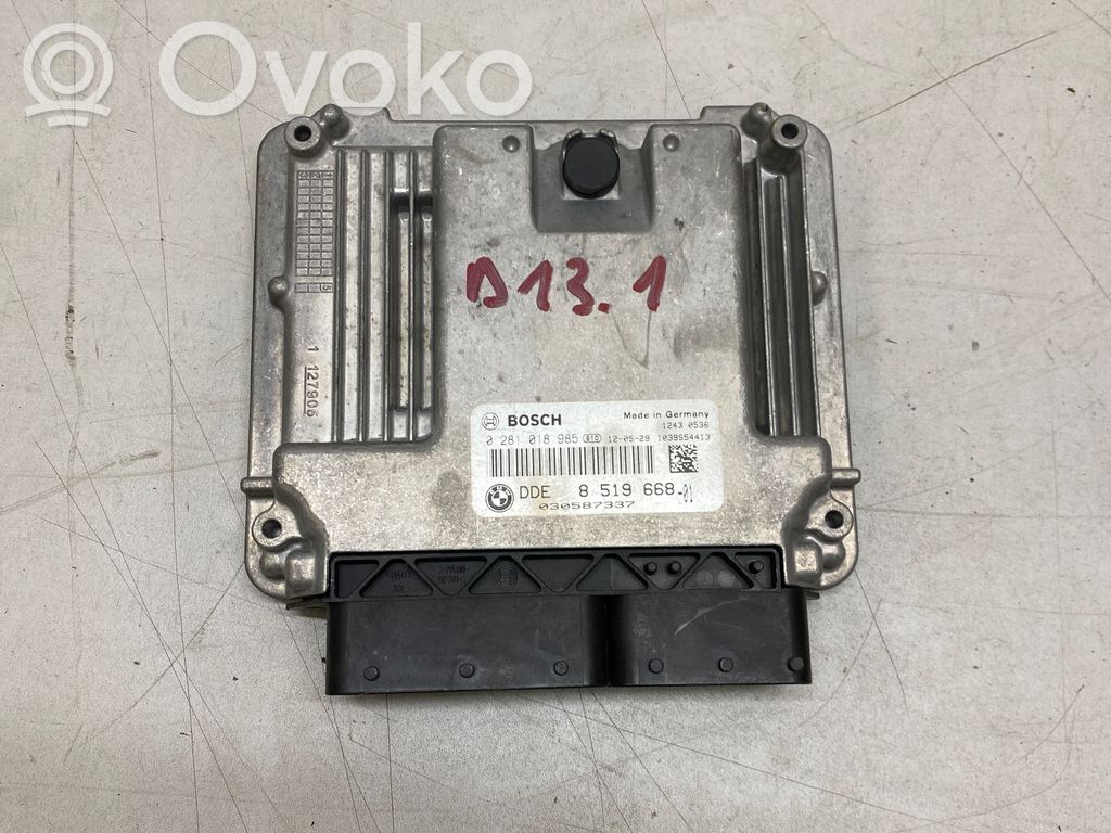 BMW 3 E90 E91 Engine control unit/module 