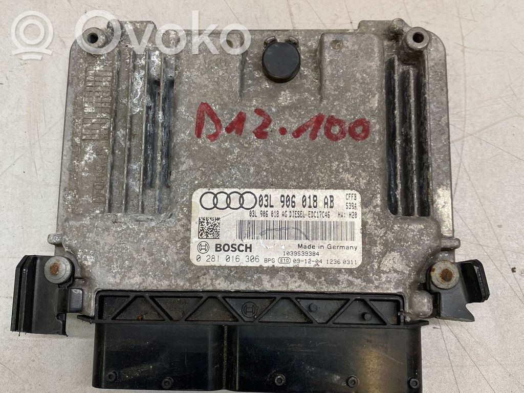 Audi A3 S3 8P Variklio valdymo blokas 