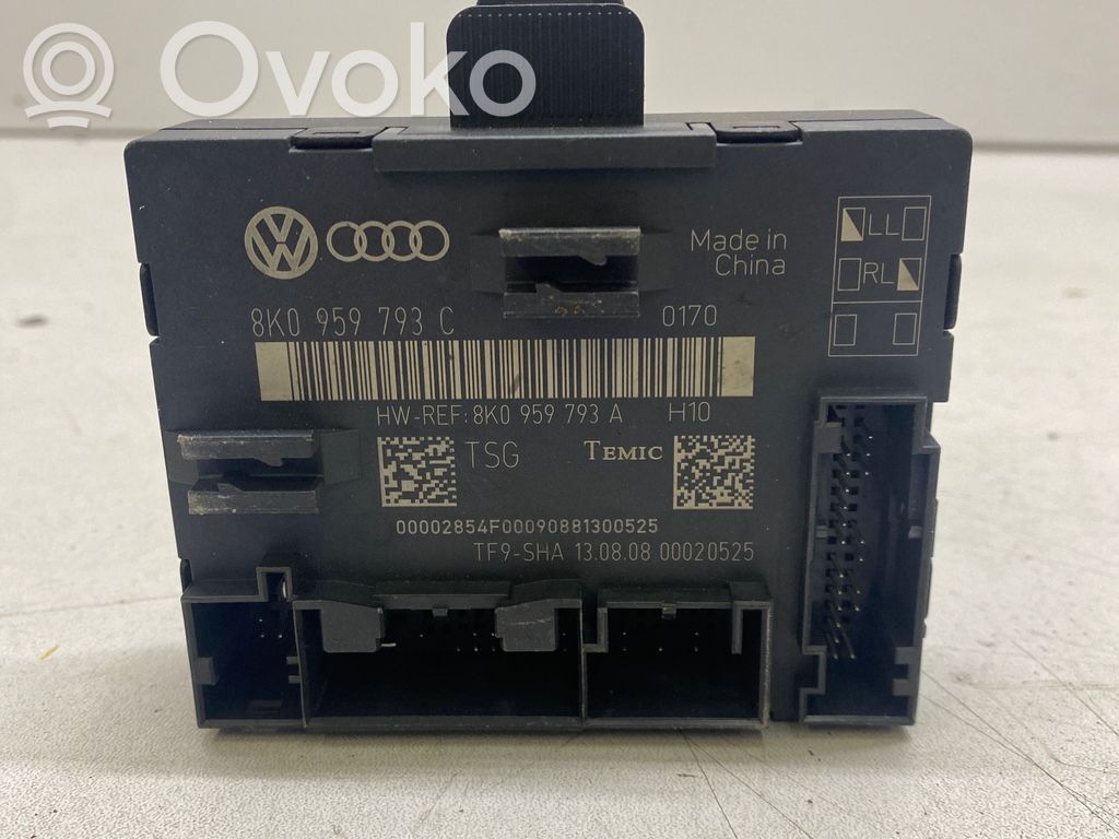 Audi A4 S4 B8 8K Door control unit/module 
