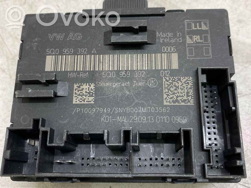 Audi A3 S3 8P Door control unit/module 