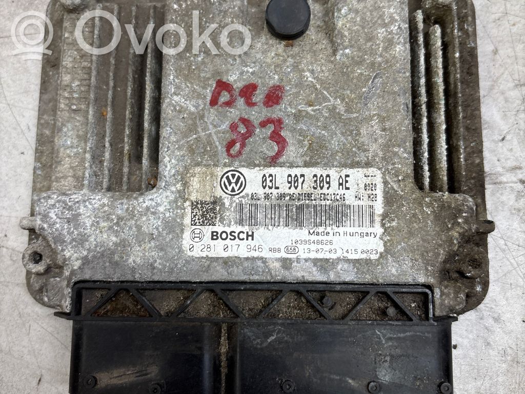 Volkswagen PASSAT B6 Engine control unit/module 