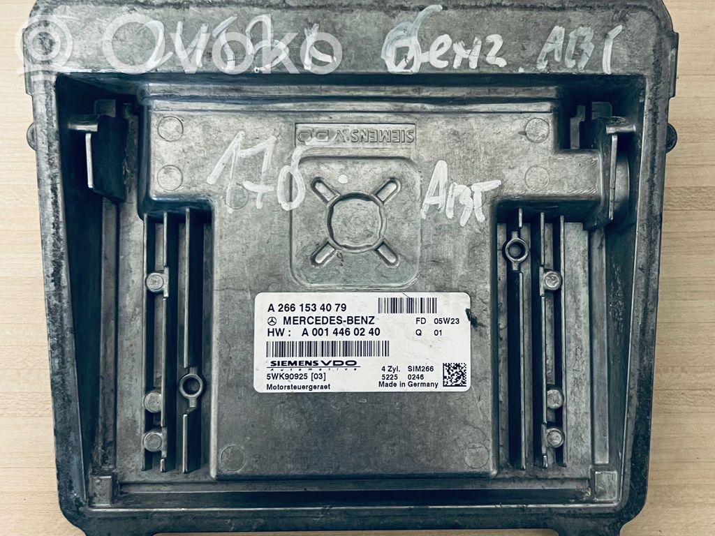 Mercedes-Benz A W169 Engine control unit/module 