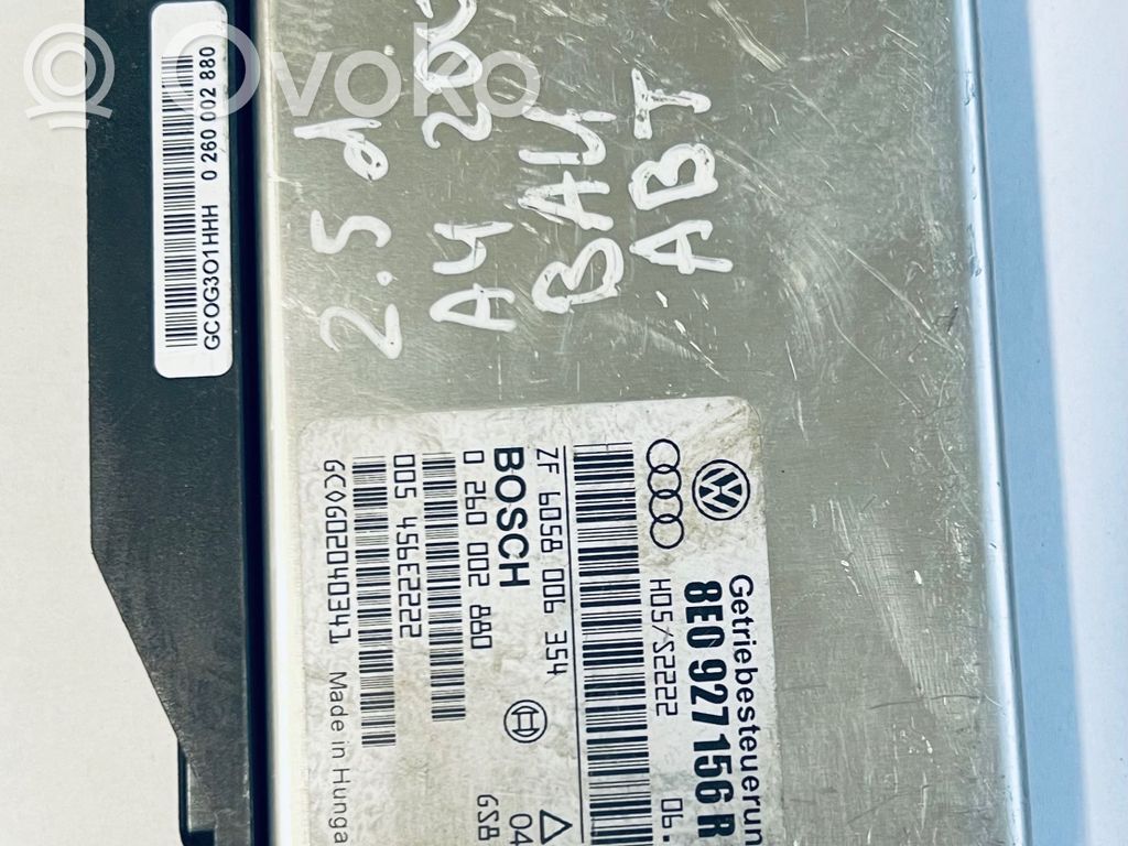 Audi A4 S4 B6 8E 8H Sterownik / Moduł skrzyni biegów 